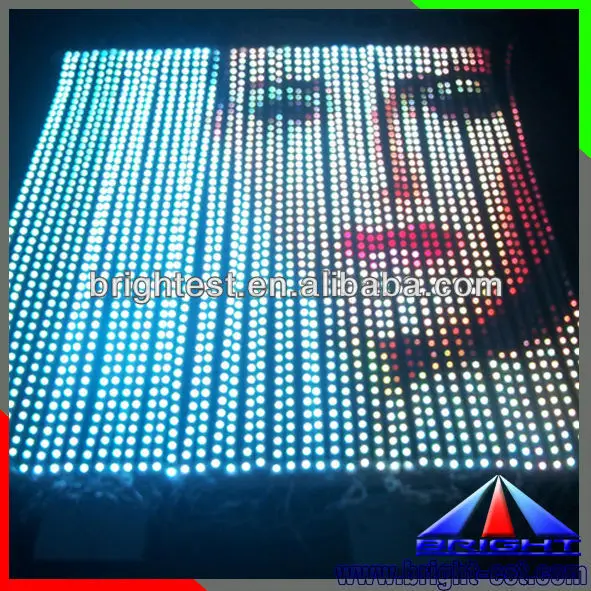 Outdoor Transparent Flexible Led Display / Strip Led Display / Curved