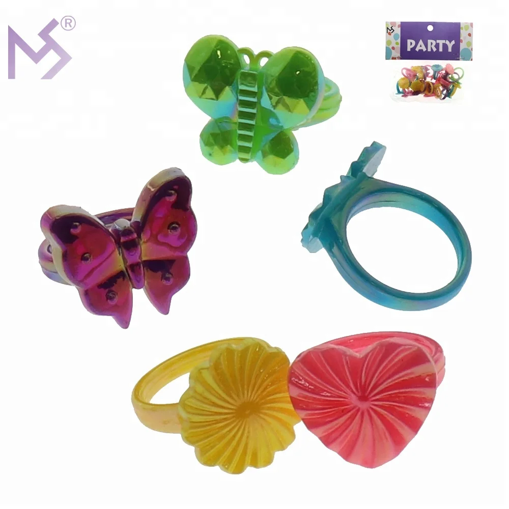 Party Favors Colorful Assorted Plastic Toy Rings For Children Buy