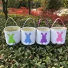 4 styles In stock Low MOQ Personalized Children Canvas Bucket Tote Bag - Toys- Easter