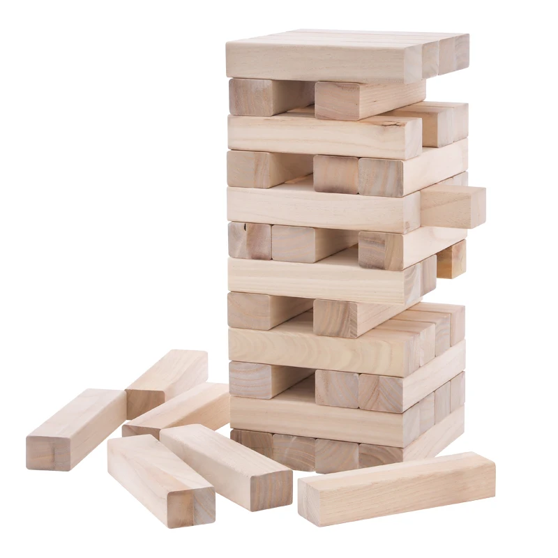 big wooden building blocks