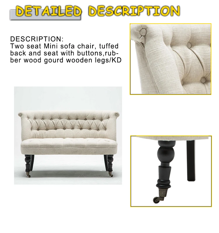 tufted sofa