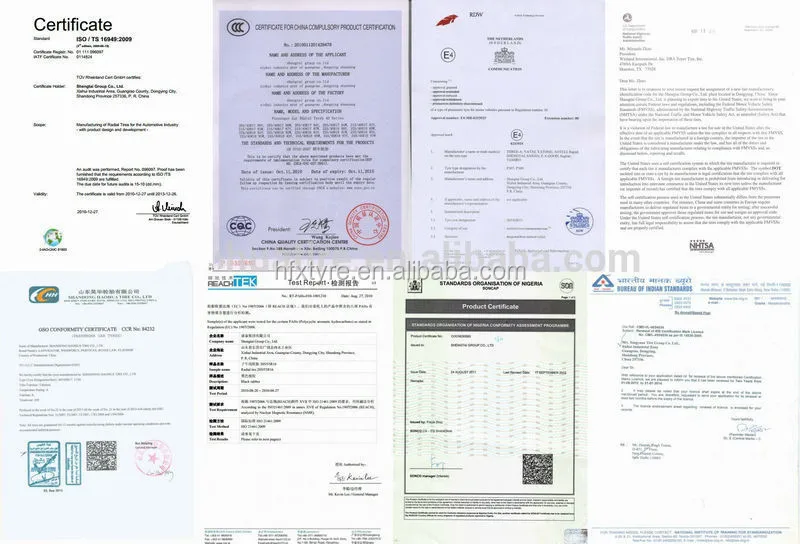 certificates of china truck tire.jpg