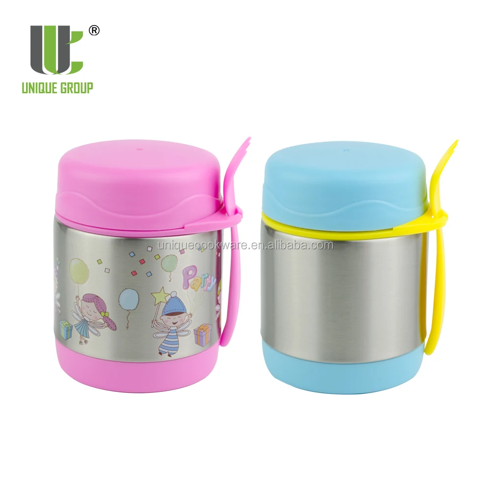 kids thermos with spoon