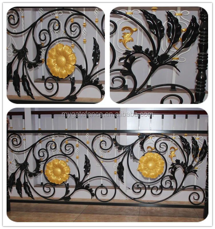 New 2016 european low price indoor iron grill design for