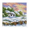 NKF The Four Seasons Scenery(Winter) DIY Handmade Needlework Cross Stitch Set Cross-Stitching Pattern