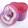 Wholesale apple shape christmas candy gift paper boxes with clear window