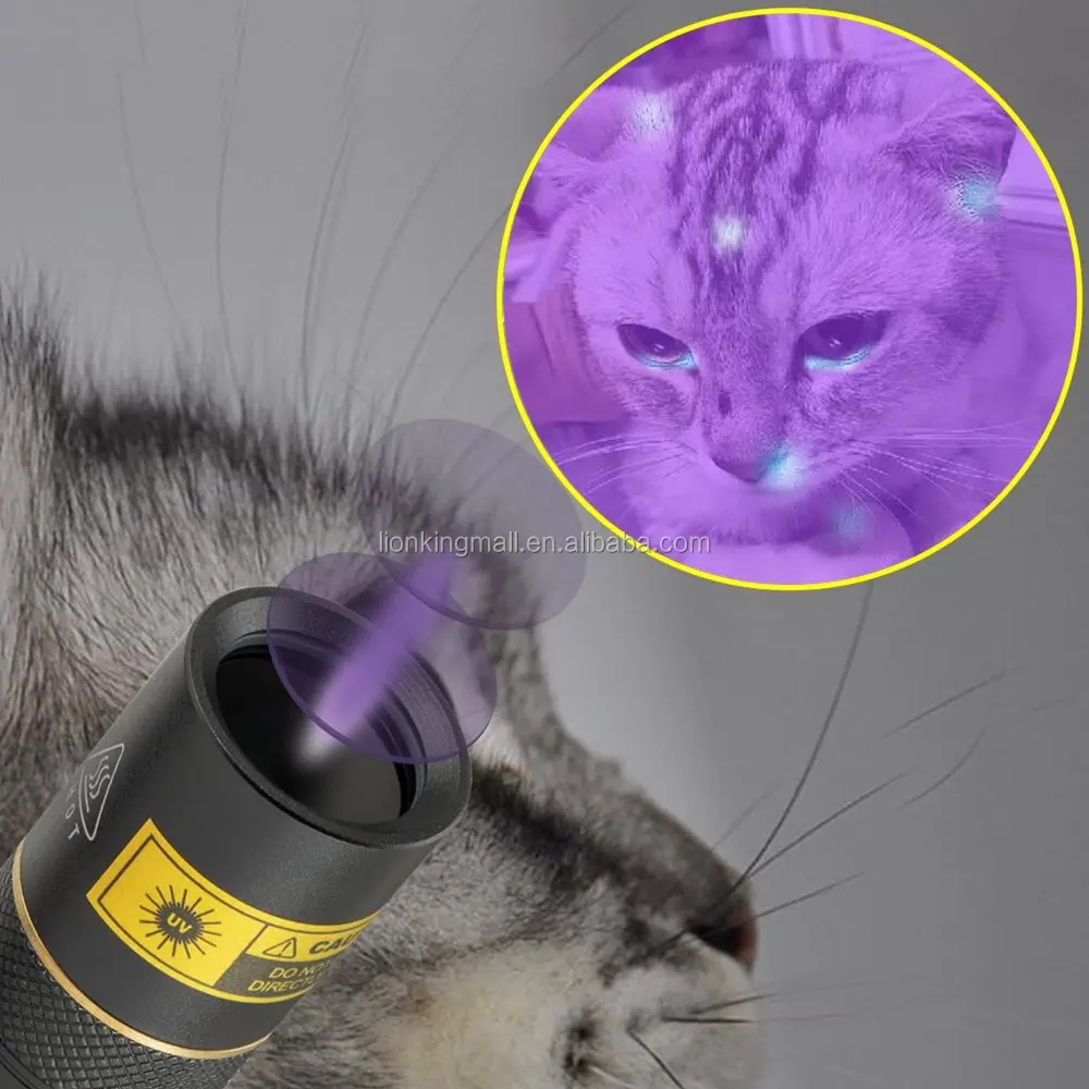 Alonefire Sv003 365nm Svc 10w Led Black Lens Wood's Ultra Violet Lamp