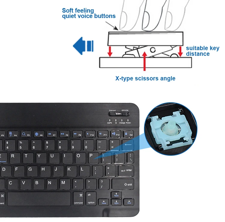 Ultra Thin Abs Qwerty Wireless Bluetooth Keyboard Bcm20730 Buy