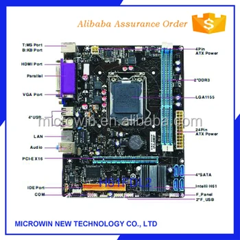 Real Factory Motherboard H61 Intel 1155 