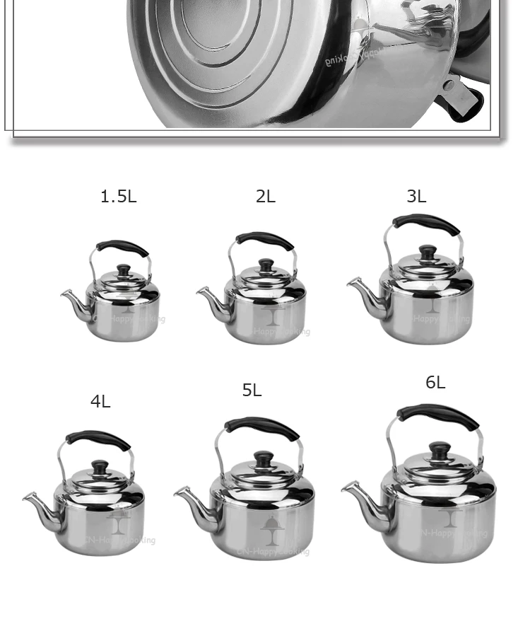 Competitive price colorful customized vintage kettle tea pot morocco tea kettle stainless steel kettle