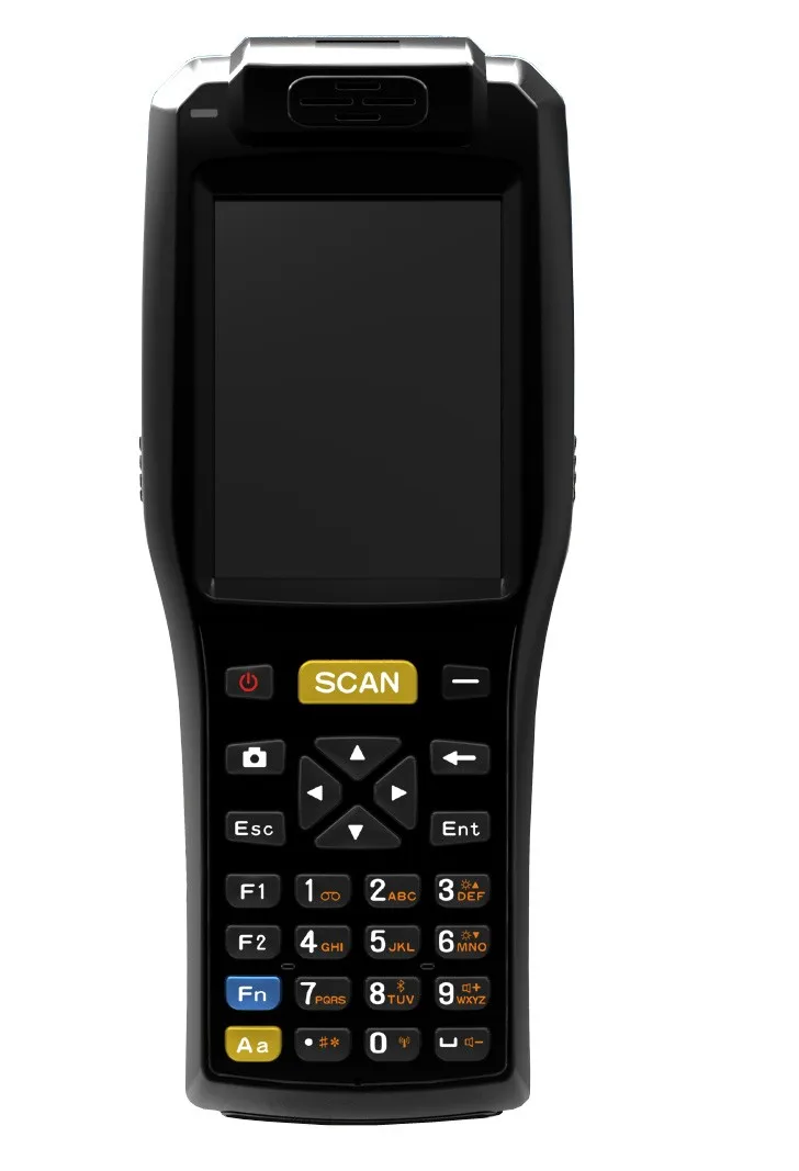 Rugged Wireless Handheld Terminal With Thermal Printer And Barcode ...