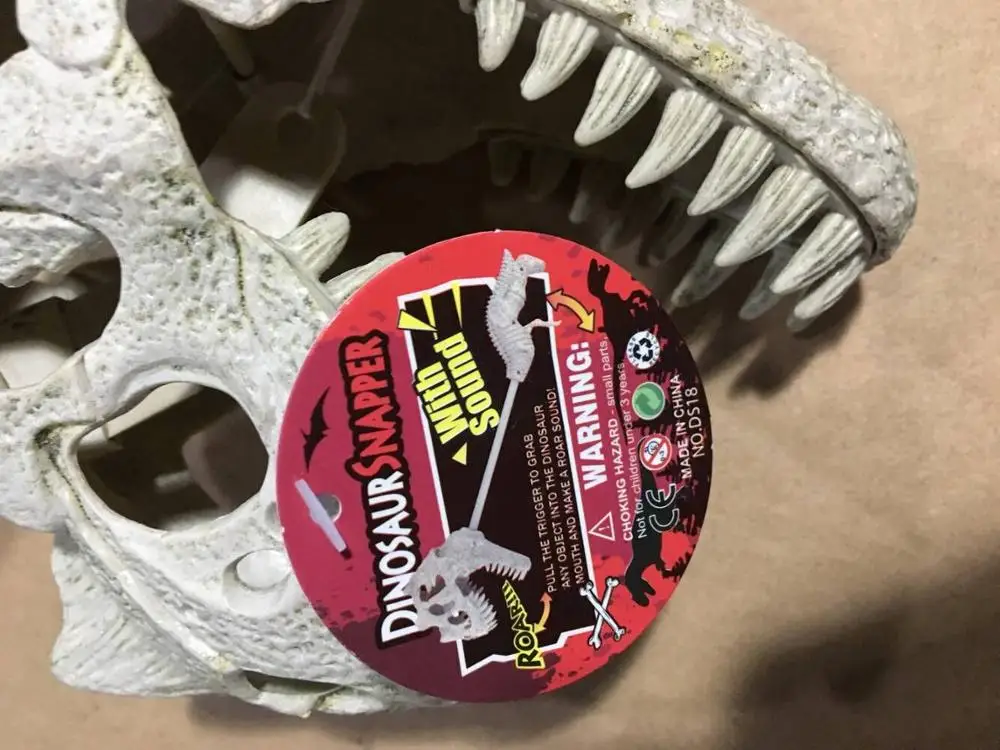 2019 Skeleton Dinosaur Head Grabber With Ic Sound Buy Dinosaur