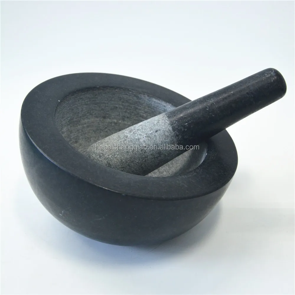 Large Black Granite Pestles Mortars Set Buy Stone Grinding Bowl