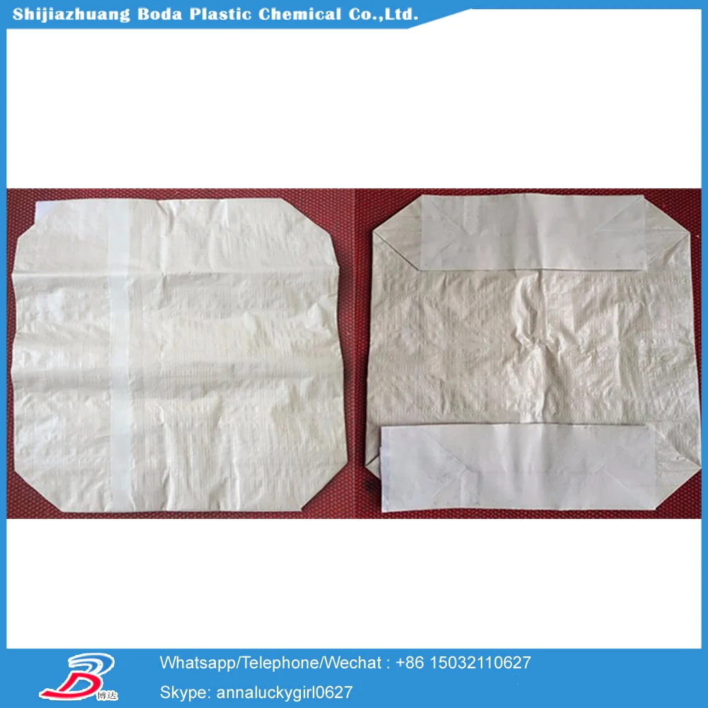 flexo printing block bottom valve polypropylene recyclable  PP woven ad star cement bag with paper  