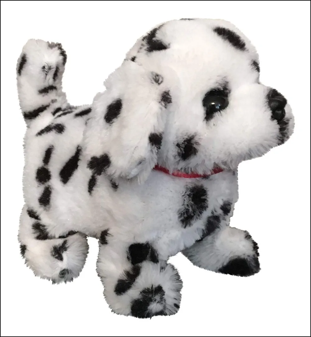 walking dalmatian dog toy
