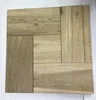 Engineered oak wood flooring herringbone Parquet ABCD grade brushed surface 14/3*570*570 mm unfinished
