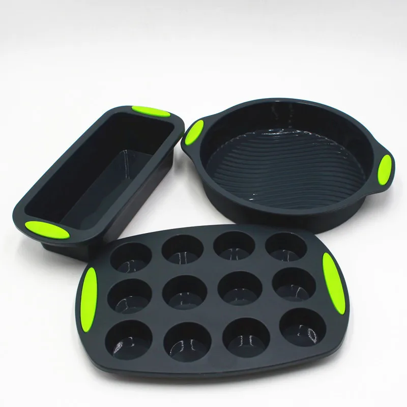 41pcs Silicone Bakeware Set, Nonstick Muffin Pan, Toast Pan