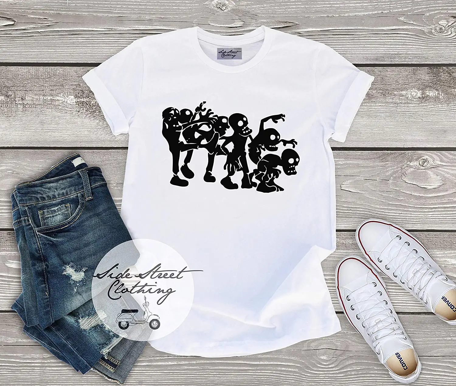 Zombie Underground Unisex Baby Zombie Halloween T-Shirt Romper