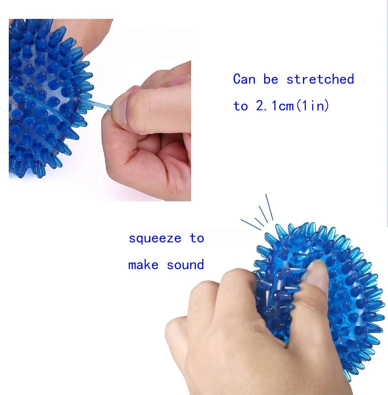 Tpr Durable Dogs Toys Dog Ball Squeak Toys Bouncy Floating Teeth