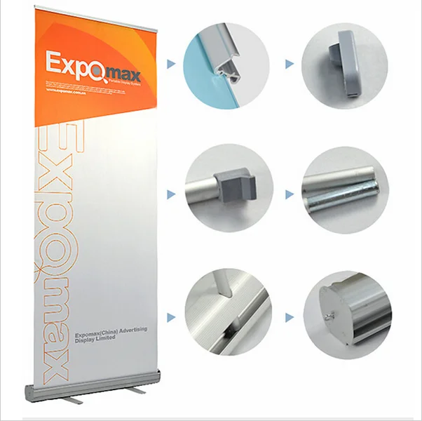New High Quality Custom Aluminium Roll Up Banner And Out Door