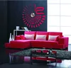 wholesales china price Favorites Compare red line snail design Wall Sticker Clocks/ Promotional Wall Clock/ DIY 3D Clock Sticker