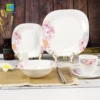 10" BPA Free Tempered Heat resistant Flat Edge White Opal Glass Dinnerware