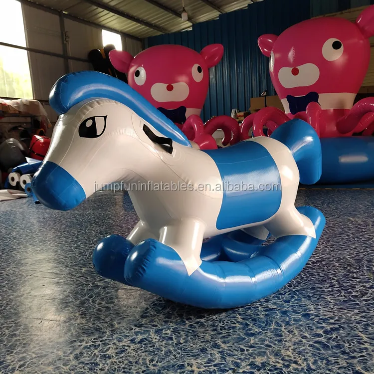 M Size Inflatable Rocking Horse For Kids And L Size I