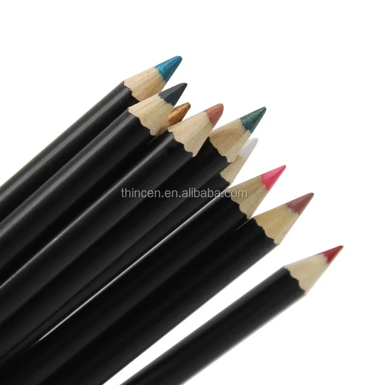 Private label high pigment 10 color eyeliner pencil