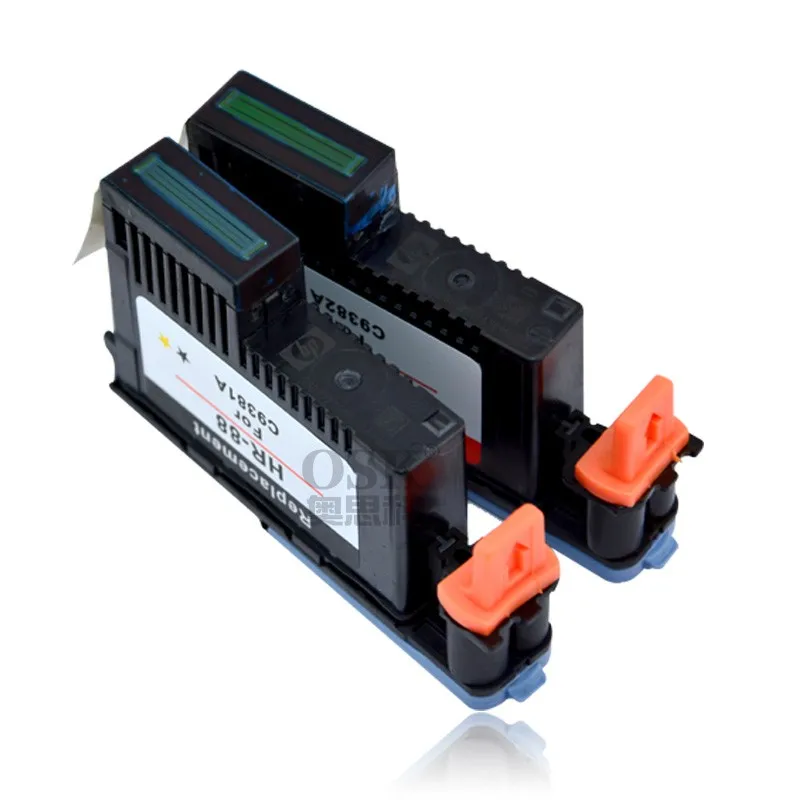Têtes D'impression De Remplacement Compatibles 88 (C9381A Et C9382A) Pour Imprimantes HP OfficeJet Pro Série K Et L