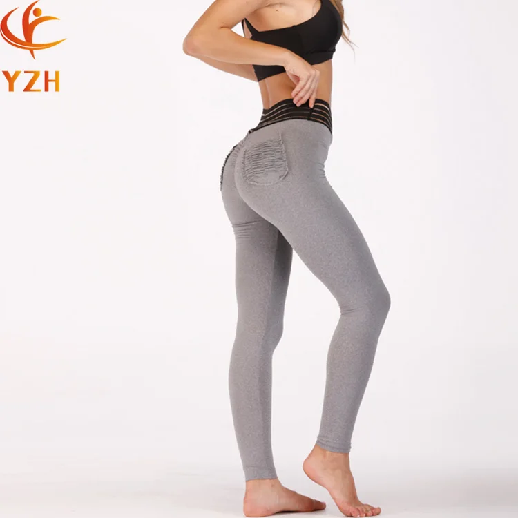 Oem Women Sexy High Waist Leggings See Through Yoga Pants - Buy Yoga ...