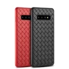 Free Shipping OTAO Woven Pattern Phone Case For Samsung S9 S10 Plus S10E Note 9 Genuine Leather Case Cover Dropshipping