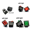 (pack of 50pcs)Boat Rocker Switch 16A 250V AC / 20A 125V AC SPDT 6 pin ON-OFF Snap in 31*25mm