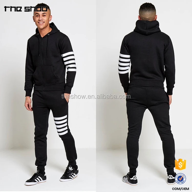 mens striped tracksuit