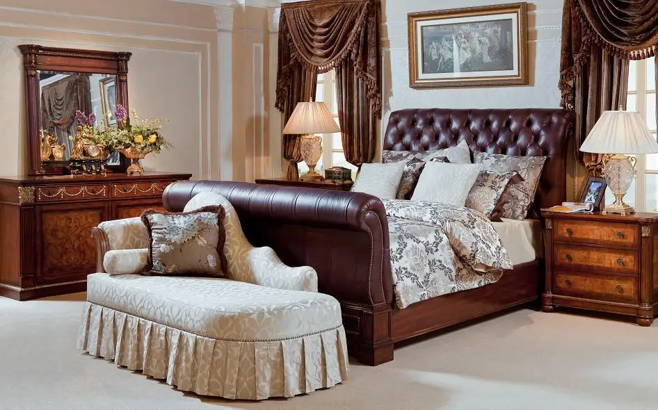 Trade Assurance Antique Leather Chesterfield Bed Buy Antique Leather