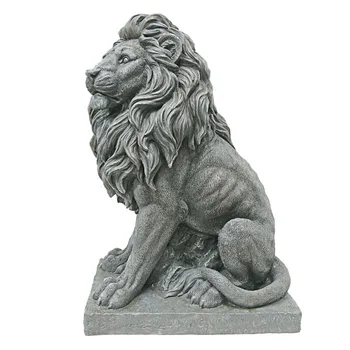 lion resin statue