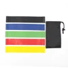 set 5 or 4 high quality latex exercise band loops for habilitation exercises