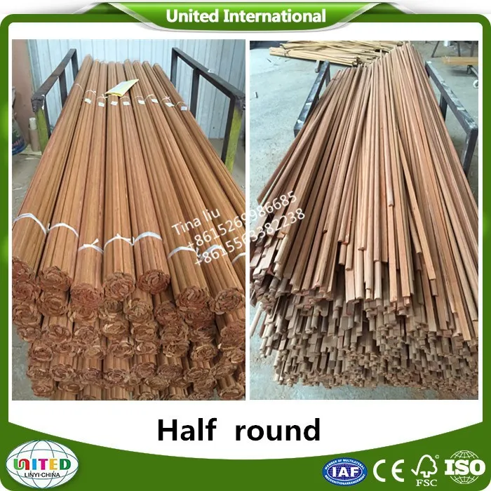 Recon teak moulding half round wood mouldings