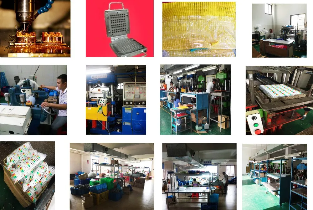 workshop of silicone rubber keypads