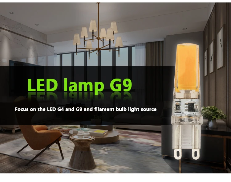 CE, EMC, LVD, RoHS LED G9 Lighting High Lumen Light 300 Lumens COB 3W