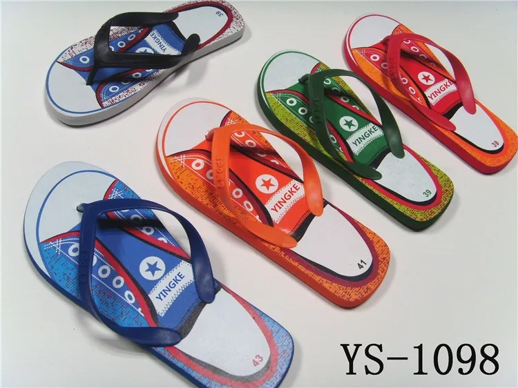 Promotional popular fashion wholesale beach custom flip flop slipper men