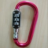 Small combination climbing hook,Aluminium alloy mountaineering buckle, carabiner