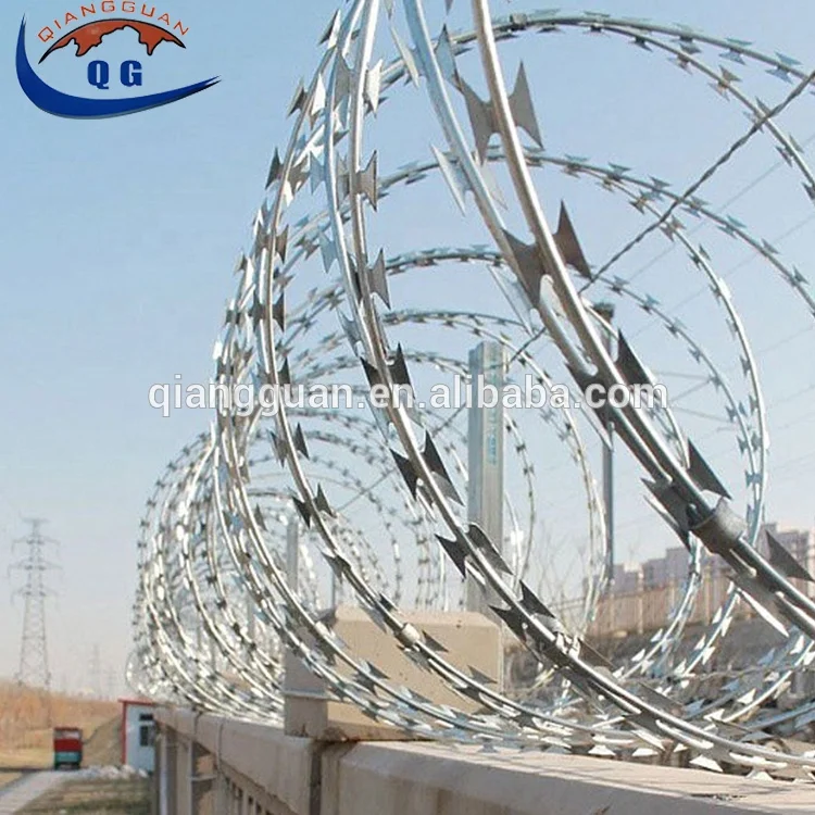 Cheap Razor Tape/ Cbt 60 65 Barbed Wires/ Galvanized Razor Barbed Wire