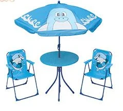 Ladybug Mesa Plegable Y Silla Juego De Patio Para Niños Mesa De Picnic