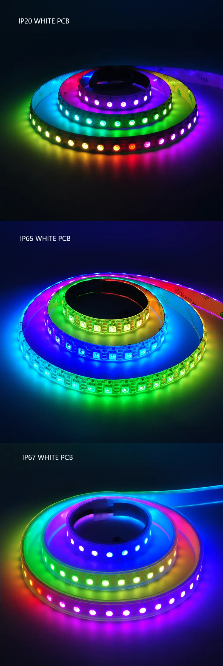 Ws2812 Ws2812b Rgb Programmable Pixel Led Strip - Buy 144 Led Strip