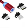 Micro USB Type C 3-in-1 magnetic Cable Charger Multiple Charging Adapters with LED Compatible with Android Phone No Sync Data