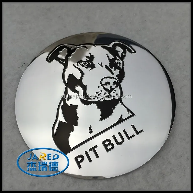 ozel pit bull evcil kopek tasarim aluminyum rozeti araba sticker ureticisi buy ozel araba sticker pit bull aluminyum rozeti aluminyum rozeti product