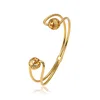 52050 xuping guangzhou fashion imitation jewelry simple styles 24k gold bangle cuff
