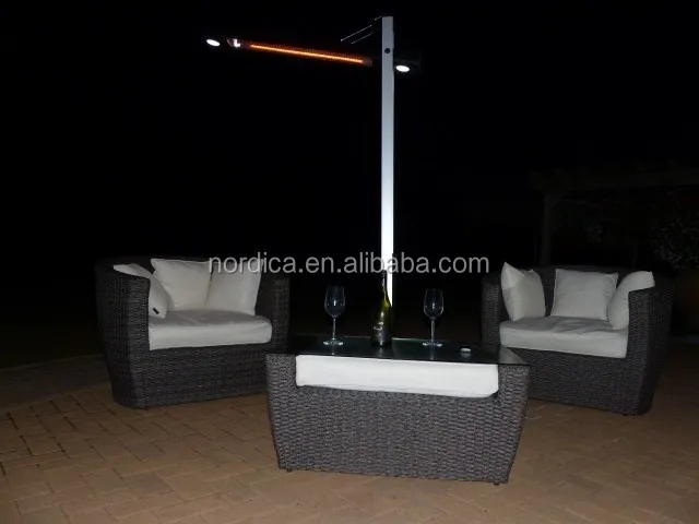 Standing Elektrische Terrasse Heizung Für Outdoor 1800w Carbon Faser