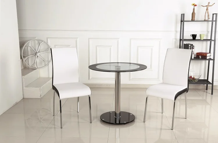 2021 new style modern high quality cheap chrome leg  dining chair