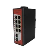 Gigabit 8-port Ethernet & 2-port SFP Din rail Industrial Ethernet Switch 10/100/1000M Harsh Environment Ethernet Switch